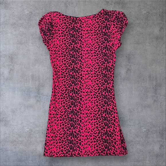 Pink Cheetah Print Dress - Picture 4 of 6